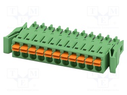 PCB connector, nominal cross section: 1.5 mm?, color: green,