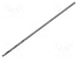 Drill bit; for metal; Ø: 0.7mm; HSS; Features: hardened
