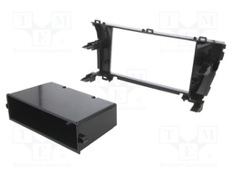 Radio mounting frame; Toyota; 2 DIN; black