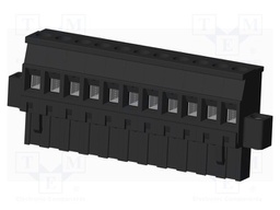 Connector: pluggable terminal block; plug; female; angled 90°