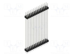 Connector: pin strips; pin header; male; PIN: 28; 2.54mm; THT; 2x14