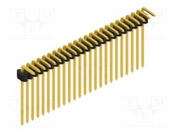Connector: pin strips; pin header; male; PIN: 24; 1.27mm; THT; 1x24
