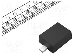 Diode: Zener; 0.5W; 10V; SMD; reel,tape; SOD523; single diode