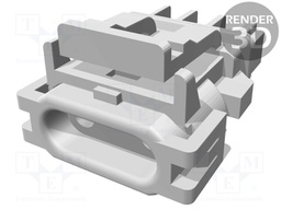 Connector: wire-wire; Mizu-P25; plug; female; PIN: 2; IP67; 3A; 2.5mm
