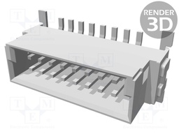 Connector: PCB to PCB; male; PIN: 16; 1.27mm; Series: har-flex; 2.3A