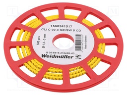 Markers for cables and wires; 1.3÷3mm; PVC; -30÷80°C; leaded