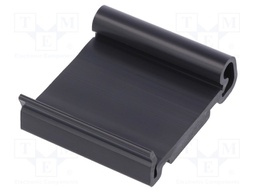 DIN rail mounting bracket; Mat: PVC; 40mm; Rail: TS35