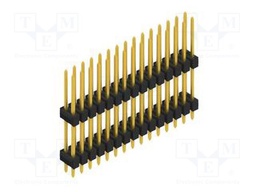 Connector: pin strips; pin header; male; PIN: 30; 2.54mm; THT; 2x15