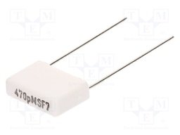 Capacitor: paper; Y1; 470pF; 480VAC; Pitch: 15mm; ±20%; THT; 1.5kVDC
