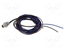 Connector: M8; socket; male; PIN: 3; 0.34mm2; 48V; 4A; IP67; 1400mm