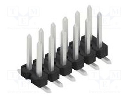 Connector: pin strips; pin header; male; PIN: 12; 2.54mm; SMT; 2x6