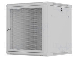 Enclosure: rack cabinet; Standard: 19"; 12U; grey; Z: 600mm; X: 600mm