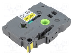 Tape; Width: 12mm; Colour: yellow; Character colour: black; L: 8m