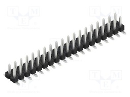 Connector: pin strips; pin header; male; PIN: 38; 2.54mm; SMT; 2x19