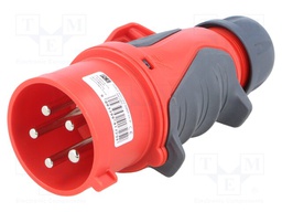 Connector: AC supply 3-phase; plug; male; 32A; 400VAC; IP44; PIN: 5