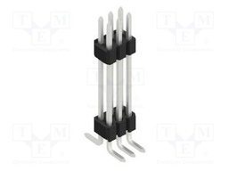 Connector: pin strips; pin header; male; PIN: 6; 1.27mm; SMT; 2x3