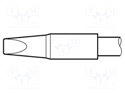 Tip; chisel; 3.2x1.2mm; longlife