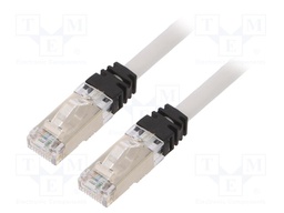 Patch cord; S/FTP,TX6A™ 10Gig; 6a; stranded; Cu; LSZH; grey; Len: 5m