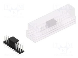 Connector: pin strips; pin header; male; PIN: 20; 2.54mm; SMT; 2x10