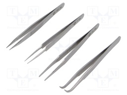 Kit: tweezers; universal; 4pcs.