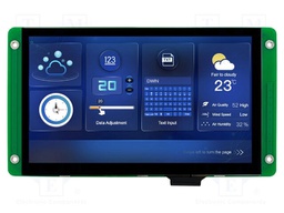 Display: TFT; 7"; 1024x600; Illumin: LED; 32MBFLASH; RGB; 650cd/m2