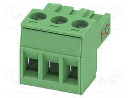 PCB connector, nominal cross section: 2.5 mm?, color: green,