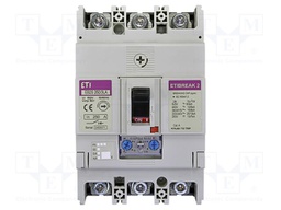 Power breaker; Poles: 3; screw type; Inom: 250A; 690VAC; IP20; MCCB
