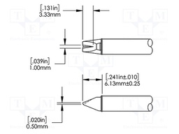 Tip; special; 3.2mm; 468°C; for soldering station