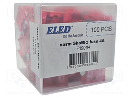 Fuse: fuse; 4A; 32VDC; automotive; 19.09mm; 19.09x5.12x18.87mm