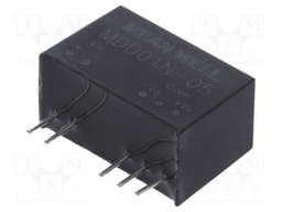 Converter: DC/DC; 1W; Uin: 21.6÷26.4V; Uout: 5VDC; Uout2: -5VDC; SIP7