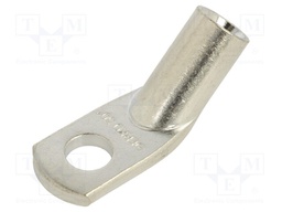 Tip: ring tube; M5; 6mm2; crimped; for cable; tinned; copper; 5.3mm