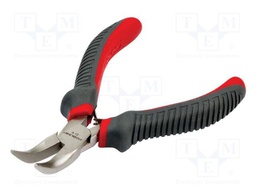 Pliers; curved,half-rounded nose; 125mm; MICRO