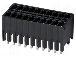 PCB headers, nominal cross section: 1.5 mm?, color: black, n