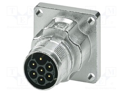 Connector: M17; socket; M17 PRO; PIN: 7; 630V; 14A; IP67; 6+PE