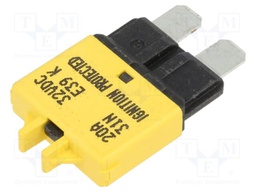 Fuse: resettable; 20A; 32VDC; 20.05mm