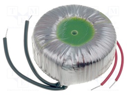 Transformer: toroidal; 40VA; 230VAC; 24V; 1.66A; 0.6kg; Ø: 80mm; IP00