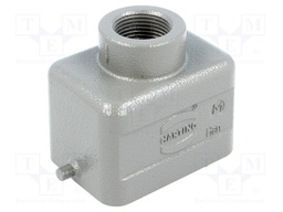 Enclosure: for Han connectors; Han; size 6B; for cable; for latch