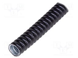 Protective tube; Conduit size: 20; galvanised steel; black; IP66