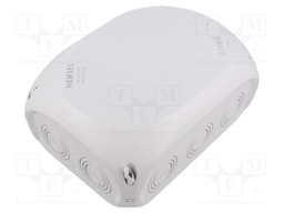 Enclosure: junction box; IP66; with membrane cable glands; grey
