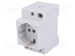 F-type socket (Schuko); Mounting: DIN; Input: L+N