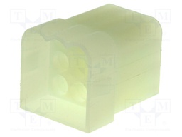Plug; wire-wire; male; .140 MATE-N-LOK; 6.1mm; PIN: 9; w/o contacts