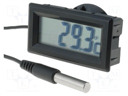 Panel; LCD; -50÷70°C; Probe l: 20mm; Probe dia: 5.5mm; 28x52.5x15mm