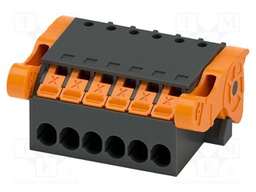 PCB connector, nominal cross section: 1.5 mm2, color: black,
