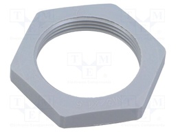 Nut; M32; 41mm; light grey; -40÷100°C; Thread: metric; Pitch: 1.5
