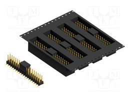 Connector: pin strips; pin header; male; PIN: 36; 2.54mm; SMT; 2x18