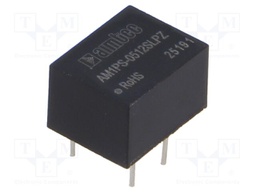 Converter: DC/DC; 1W; Uin: 4.5÷5.5V; Uout: 12VDC; Iout: 84mA; DIP8