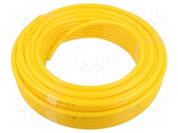 Pneumatic tubing; 8bar; L: 25m; polyurethane; Flowmatik; yellow