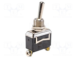 Switch: toggle; Pos: 2; SPDT; ON-ON; 15A/277VAC; 0÷85°C; on panel