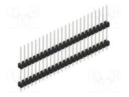 Connector: pin strips; pin header; male; PIN: 24; 2.54mm; THT; 1x24