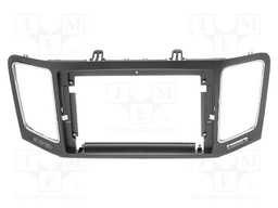 Radio frame; Seat,VW; black; 9"